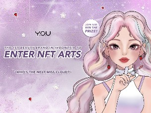 YOU Beauty jadi Brand Kecantikan Pertama di Indonesia yang Luncurkan NFT Art