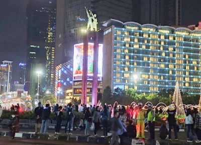 Tempat Perayaan Malam Tahun Baru di Kawasan Sudirman