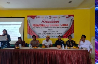 Pelantikan dan Pengambilan Sumpah dan Janji KPPS Desa Padurenan